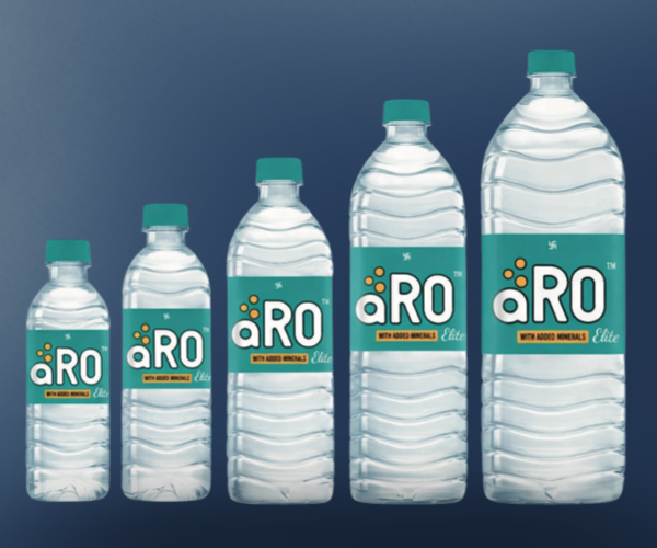 Bottle sizes and 20-litre jar supply.